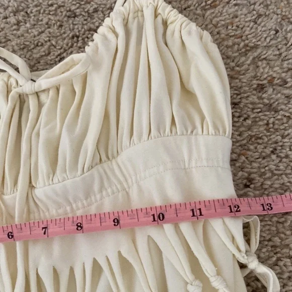 TimJan Design Dionysus Cream Dress XS - Picture 12 of 14